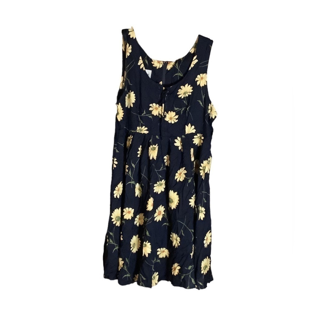 NWT Vintage Byer Too Daisy Floral Babydoll Mini Dress Size 9 Cottagecore‎ - Picture 2 of 4